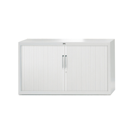 Claudius PLUS roldeurkast 72,8 x 120 x 45 cm, wit, 1 legbord