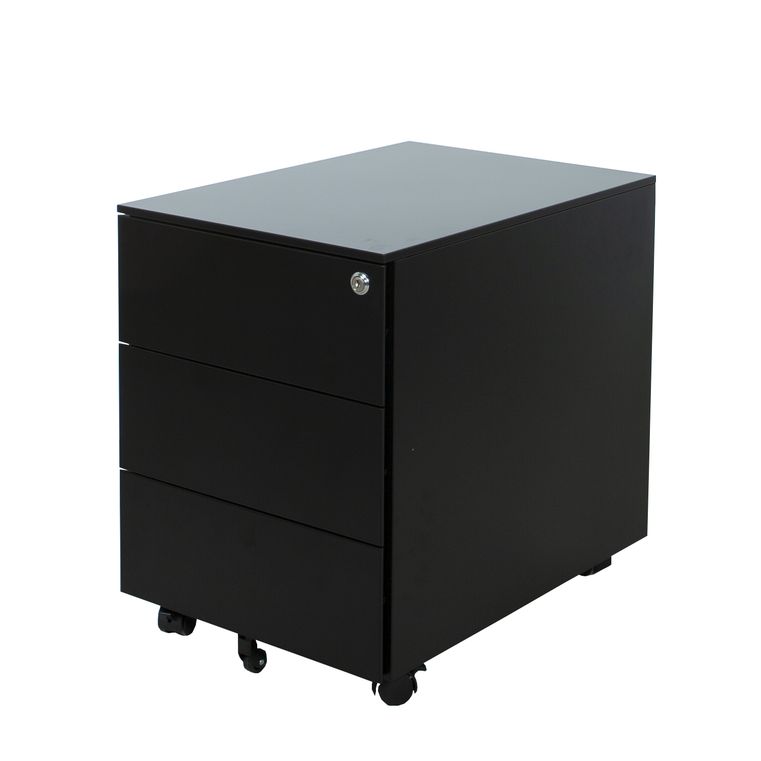 Claudius Basic N ladeblok, 3 lades, 60 cm diep zwart