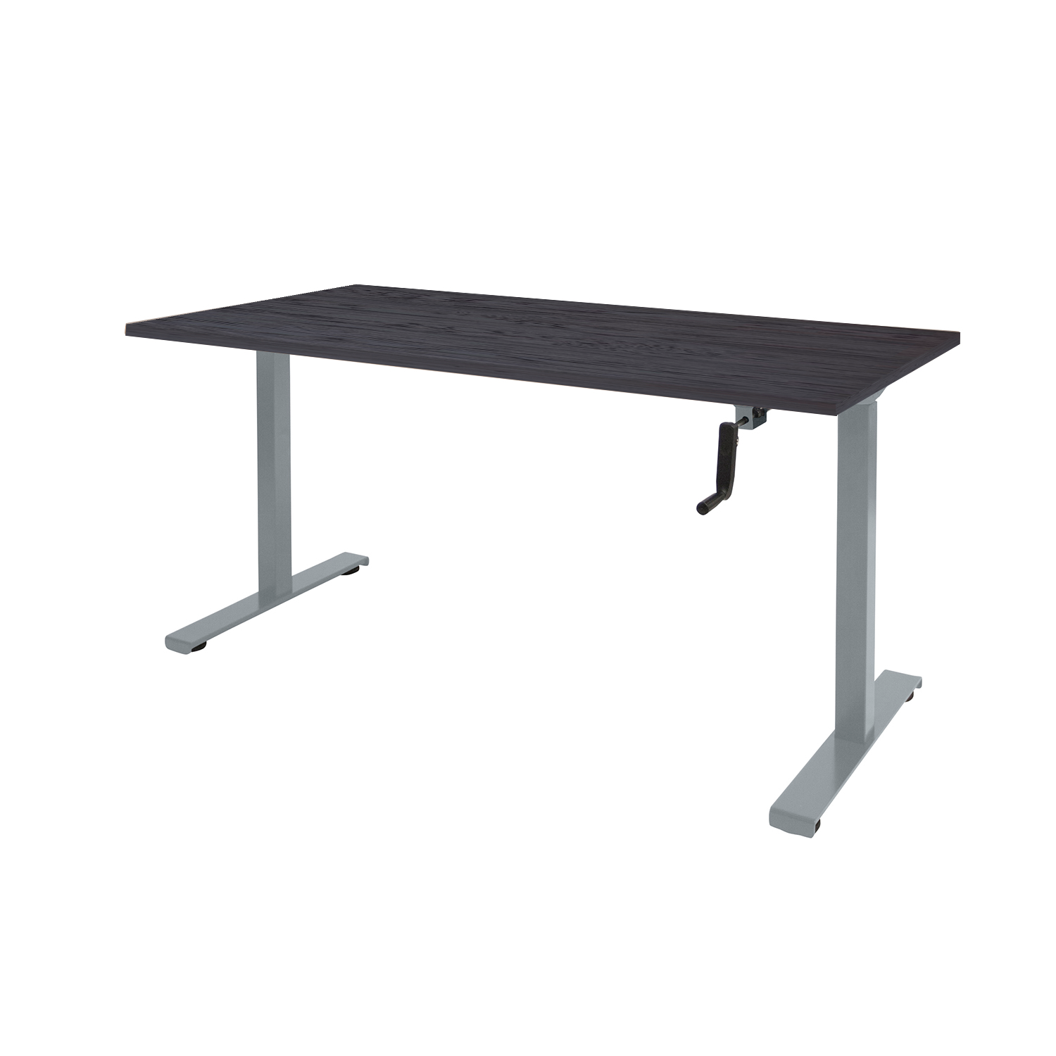 Dextro T-poot SV ZS 180 x 90 cm Houtprint Schaduwzwart, 25 mm - aluminium