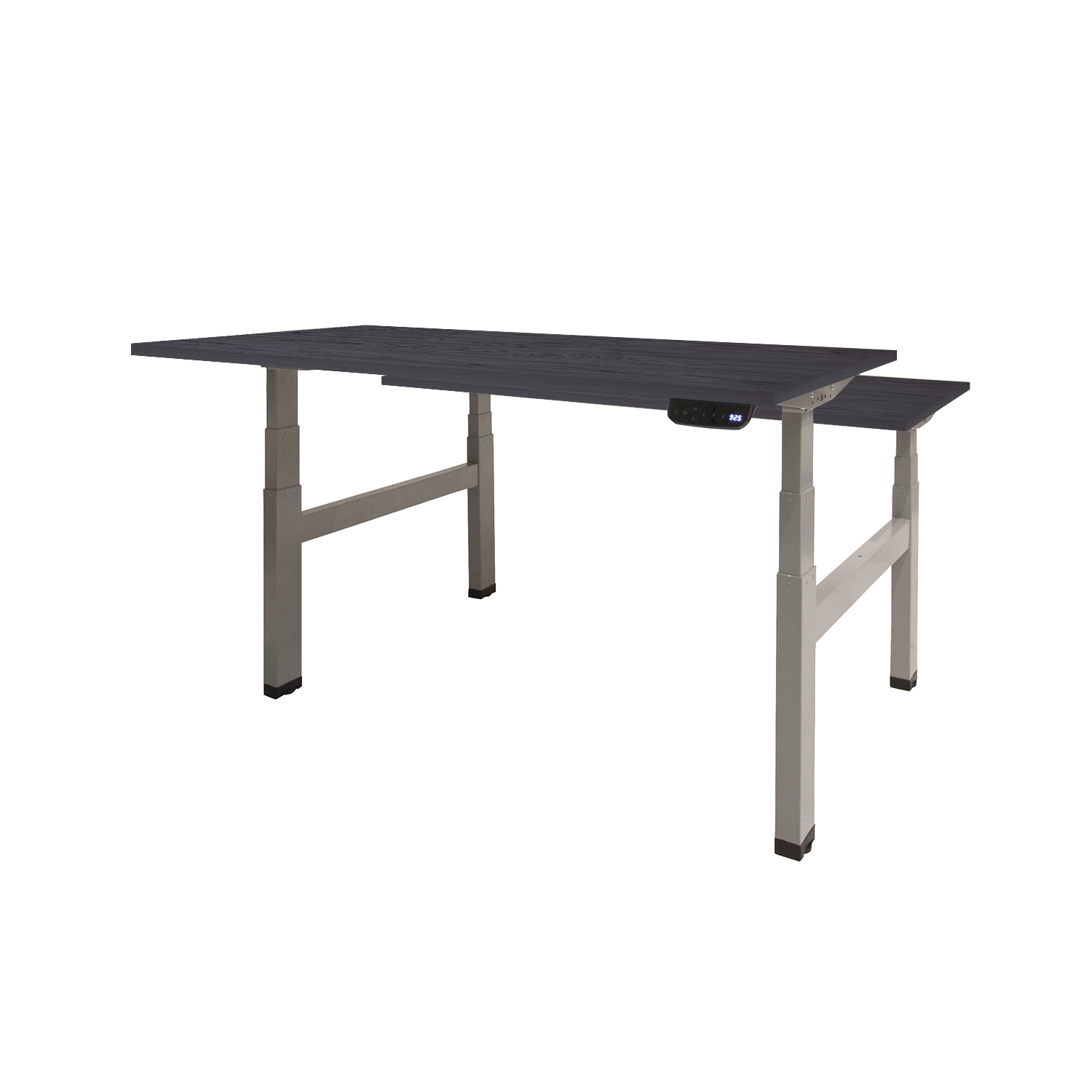 Dextro Plus Duo EV ZS 200 x 80 cm Houtprint Schaduwzwart, 25 mm - aluminium
