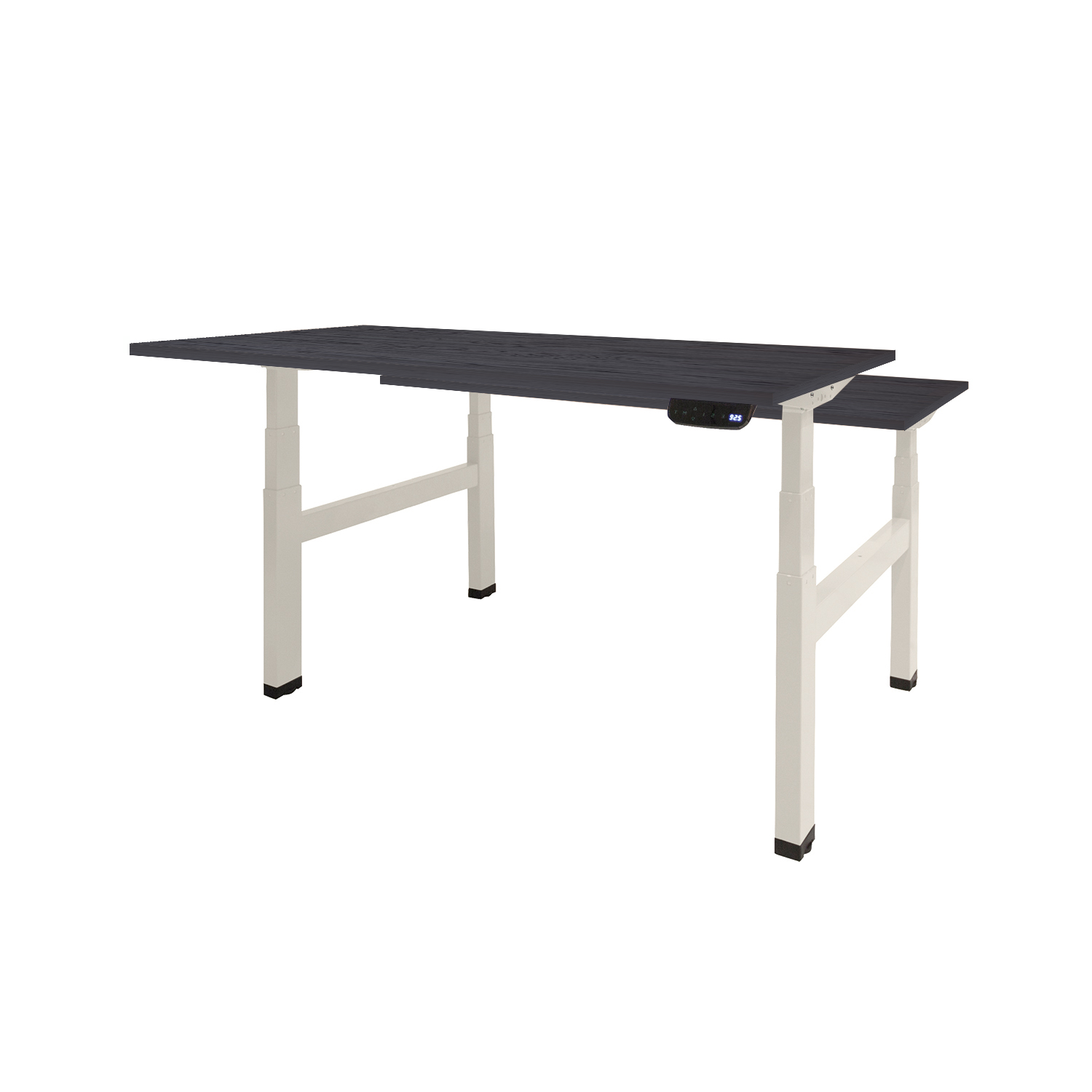 Dextro Plus Duo EV ZS 200 x 80 cm Houtprint Schaduwzwart, 25 mm - wit