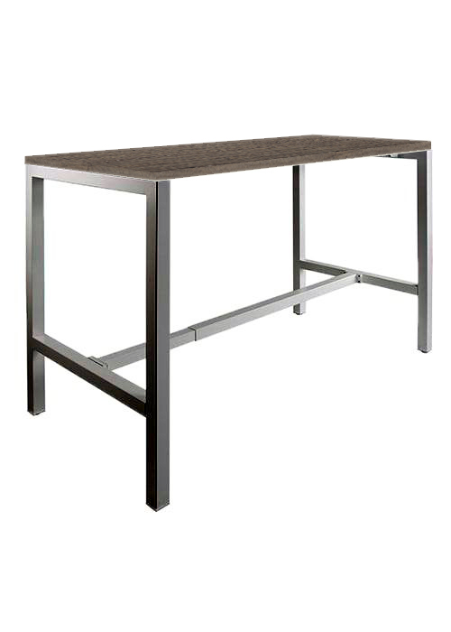 Domino Basic statafel 180 x 80 cm, 110 cm, Logan Eiken, 25 mm - zwart