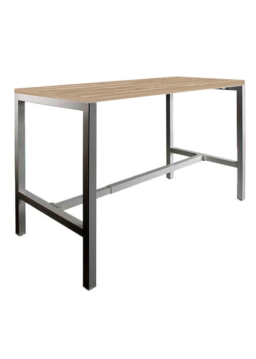Domino Basic statafel 180 x 80 cm, 110 cm, Honey Castello, 25 mm - zwart
