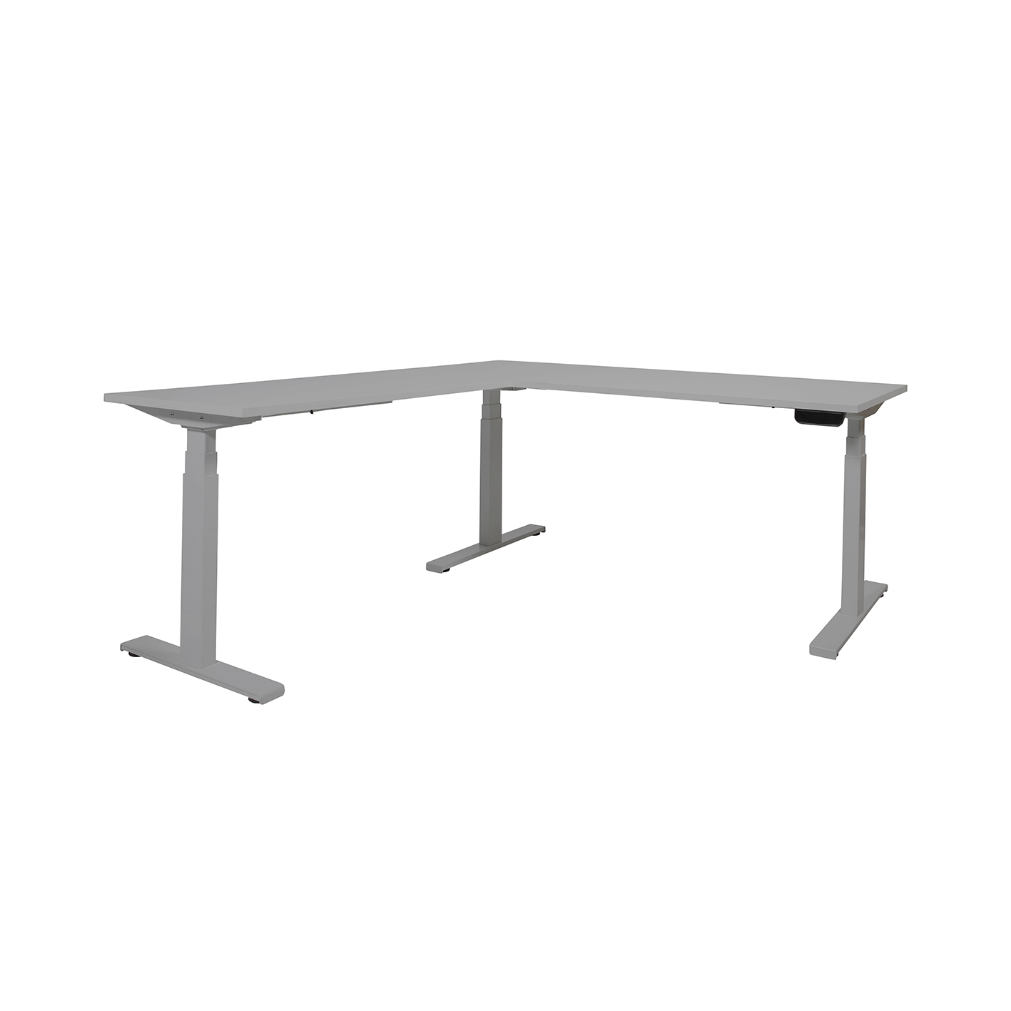 Dextro Plus L HVE ZS 208/126 cm, Lichtgrijs, 25 mm - aluminium