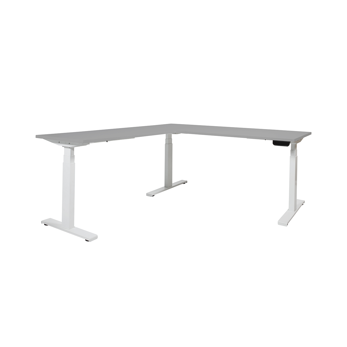 Dextro Plus L HVE ZS 208/126 cm, Lichtgrijs, 25 mm - wit