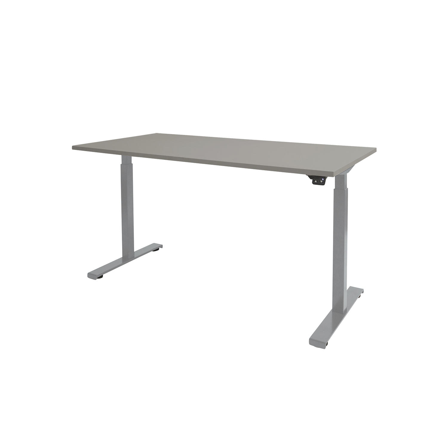 Dextro Basic T-poot EV ZS 180 x 90 cm Lichtgrijs, 25 mm - aluminium