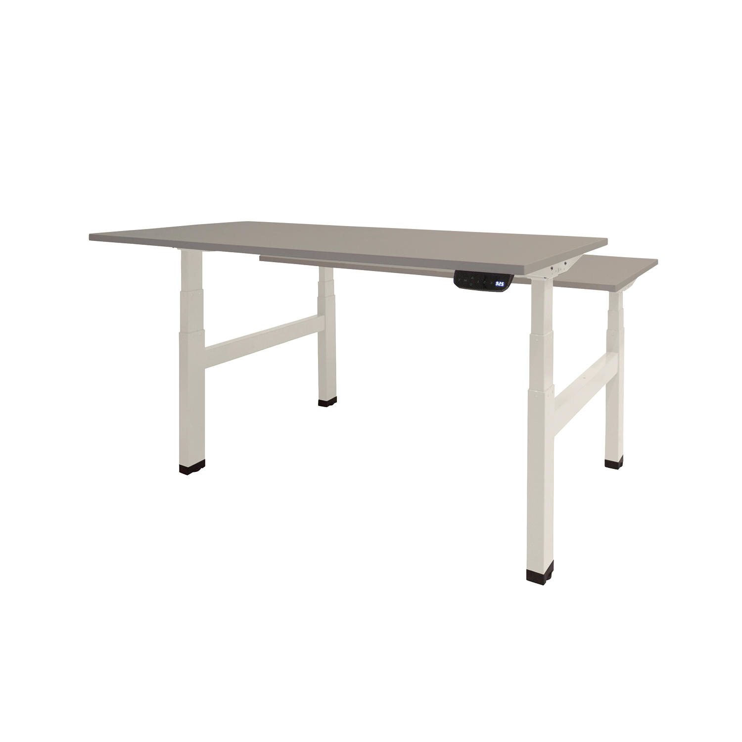 Dextro Plus Duo EV ZS 200 x 80 cm Lichtgrijs, 25 mm - wit