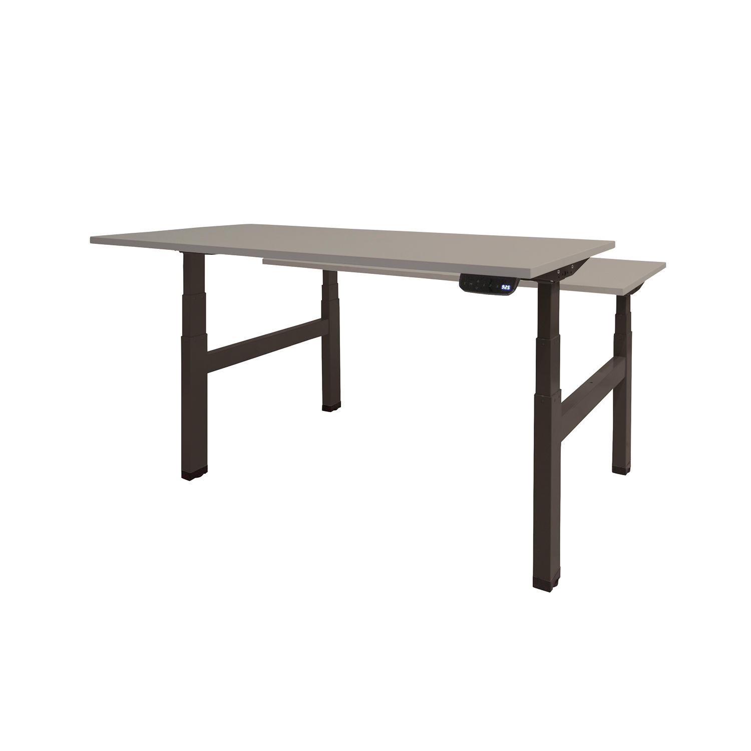 Dextro Plus Duo EV ZS 200 x 80 cm Lichtgrijs, 25 mm - zwart