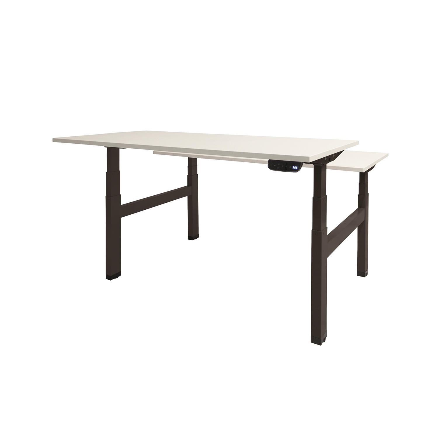 Dextro Plus Duo EV ZS 200 x 80 cm Krijtwit, 25 mm - zwart