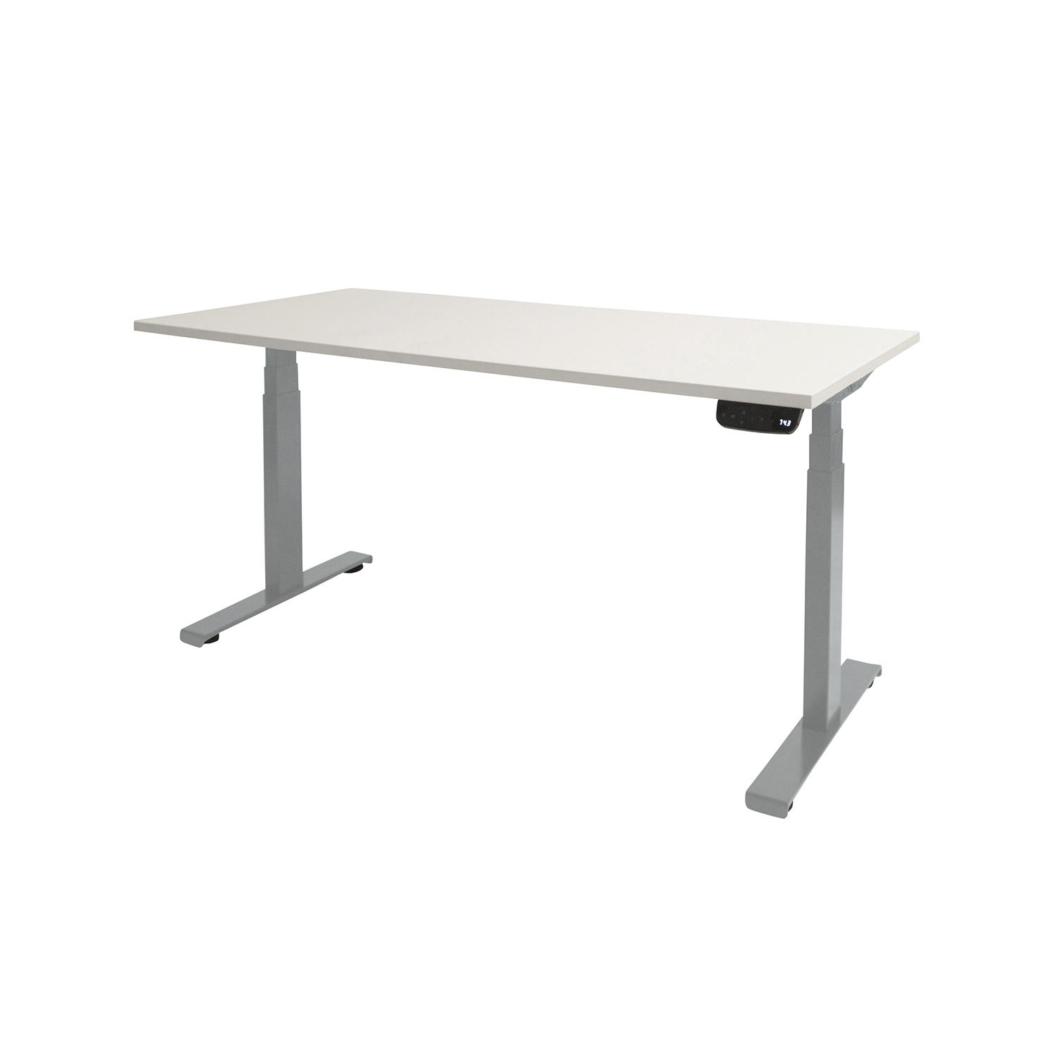 Dextro Plus T-poot EV ZS 200 x 90 cm Krijtwit, 25 mm - aluminium