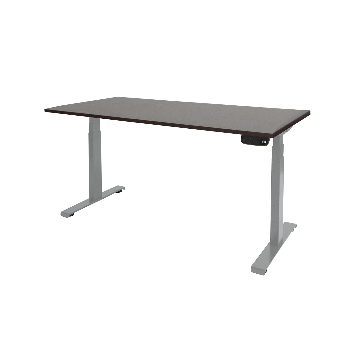 Dextro Plus T-poot EV ZS 200 x 90 cm Logan Eiken, eik 25 mm - aluminium