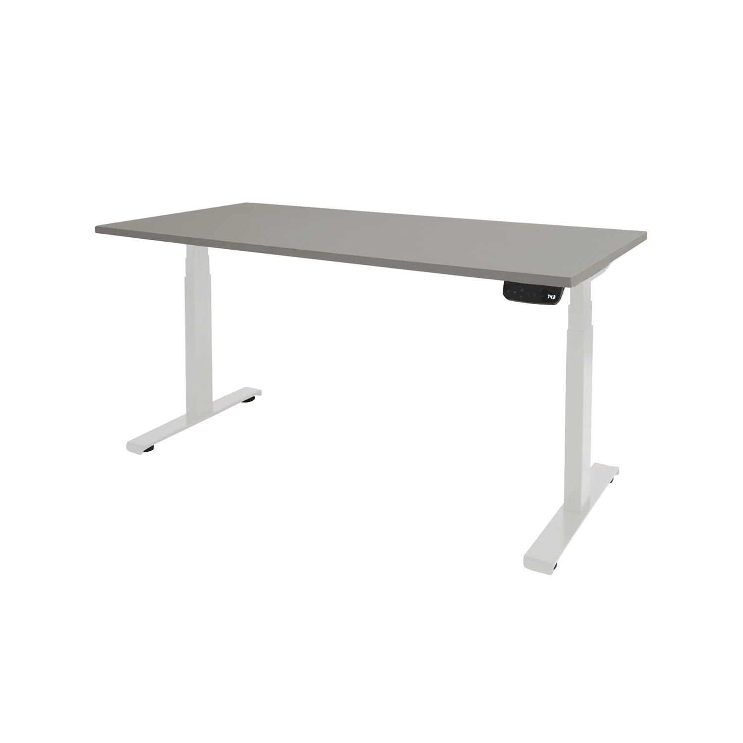Dextro Plus T-poot EV ZS 200 x 90 cm Lichtgrijs, 25 mm - wit