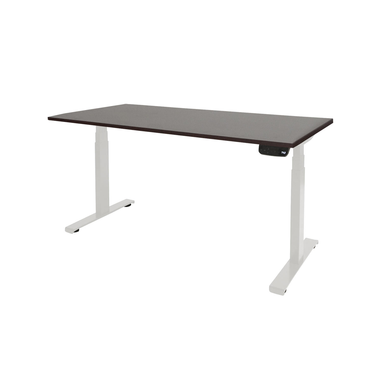 Dextro Plus T-poot EV ZS 200 x 90 cm Logan Eiken, eik 25 mm - wit