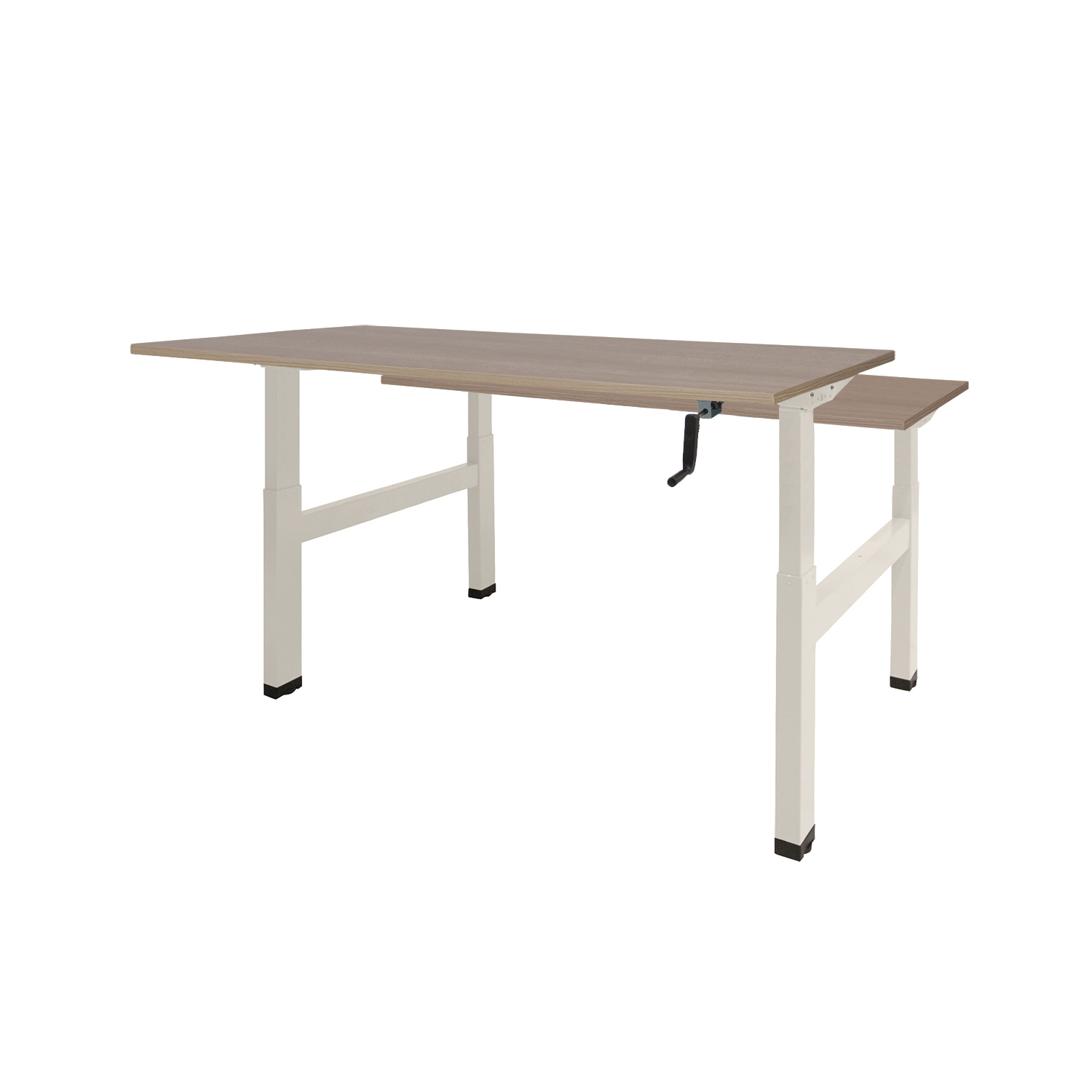 Dextro Duo HVS ZS 180 x 80 cm Havanna, 25 mm - wit