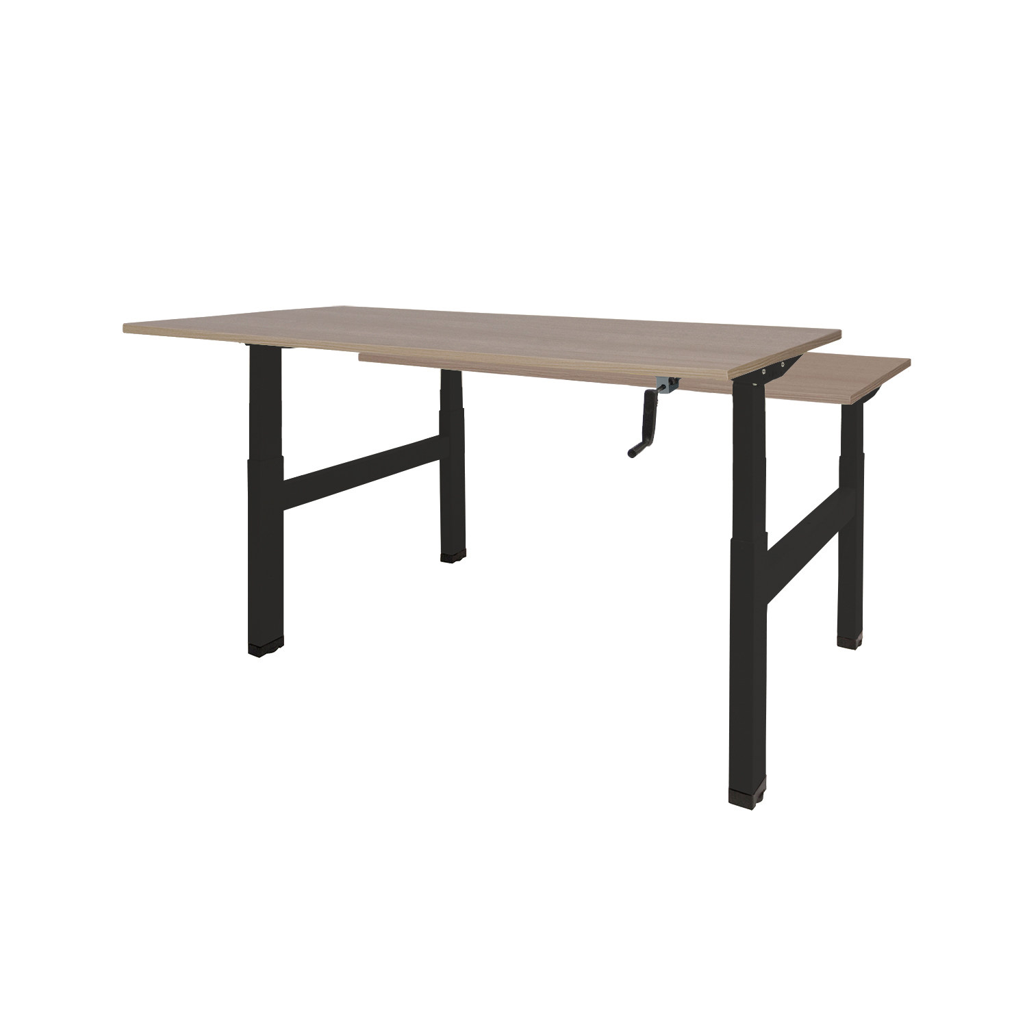 Dextro Duo HVS ZS 180 x 80 cm Havanna, 25 mm - zwart