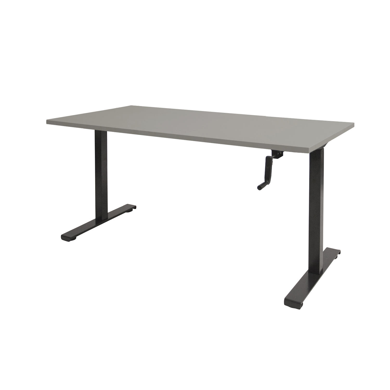 Dextro T-poot SV ZS 180 x 90 cm Lichtgrijs, 25 mm - zwart
