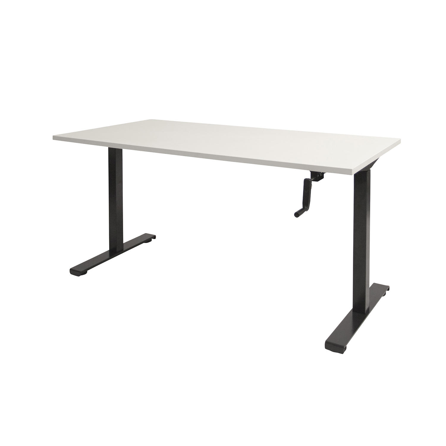 Dextro T-poot SV ZS 180 x 90 cm Krijtwit, 25 mm - zwart