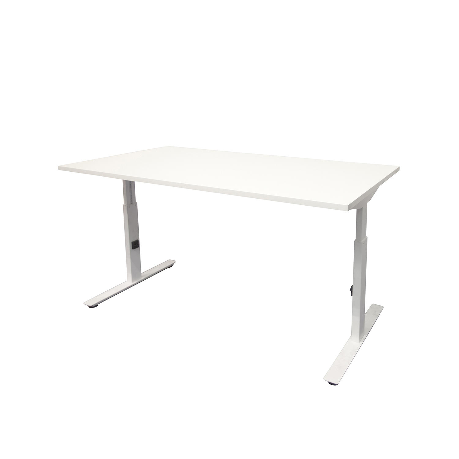 Linesto Plus bureau HI ZZ 200 x 80 cm Krijtwit, 25 mm - wit