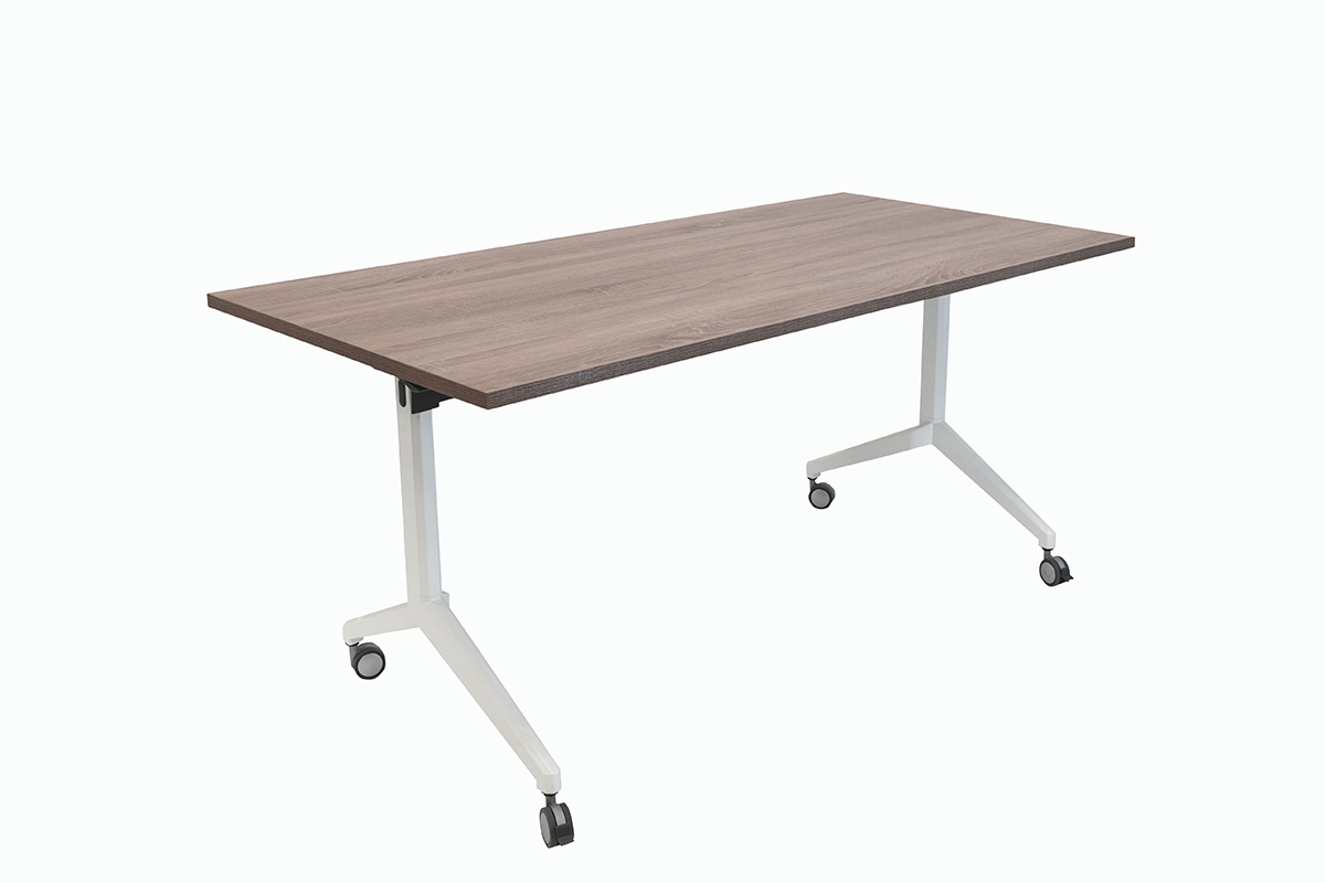 Schaffenburg klaptafel 180 x 80 cm Havanna, 25 mm - wit